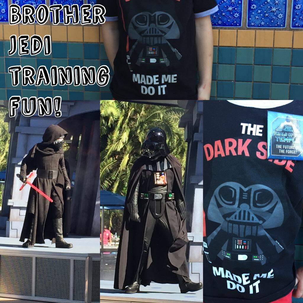 Brother Jedi training fun!
#Disneyland 