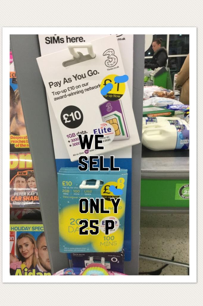 Only 25 p
