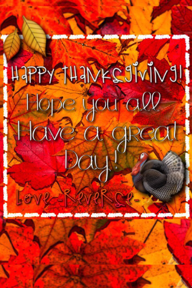 Happy thanksgiving'