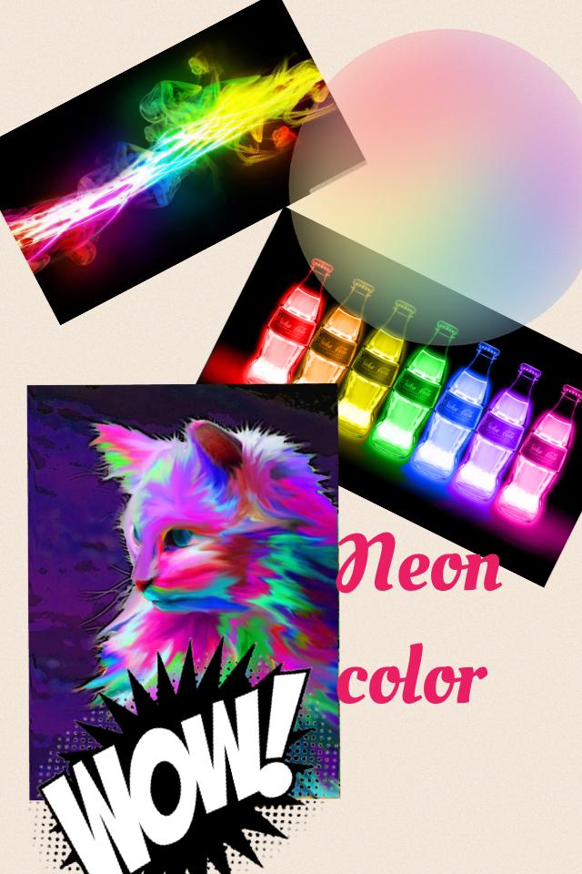 Neon color