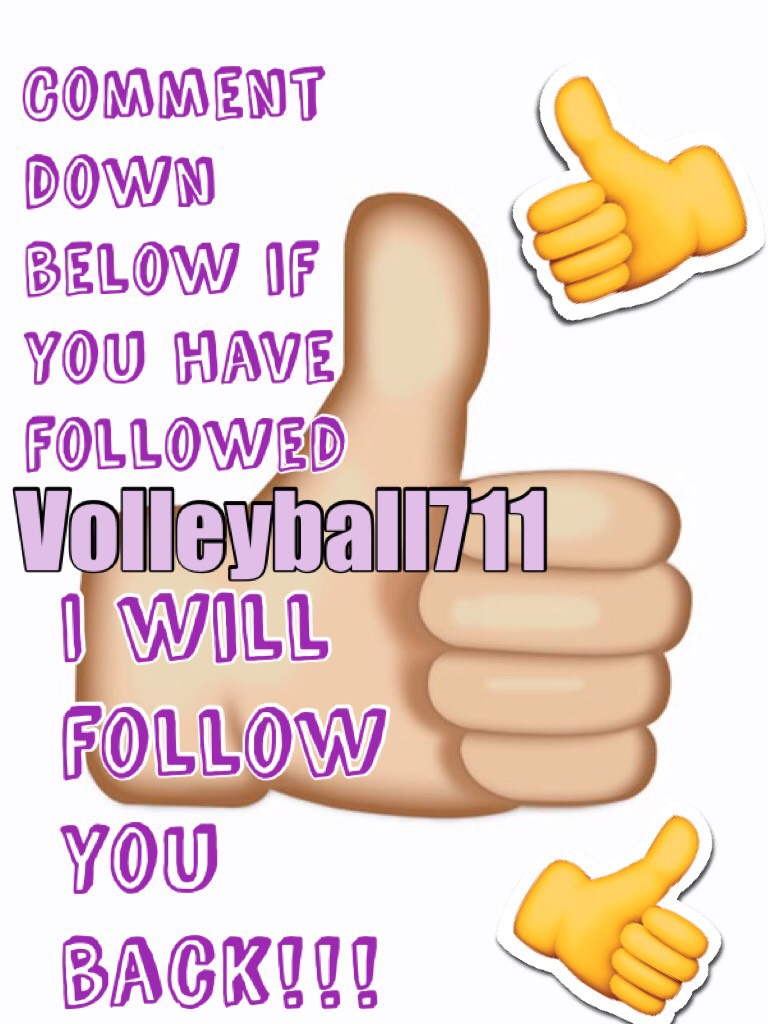 Please please please FOLLOW volleyball711 she is so amazing an her collages are so cute and  VERY VERY Creative!!❤️❤️👍🏼👍🏼👍🏼👍🏼👍🏼