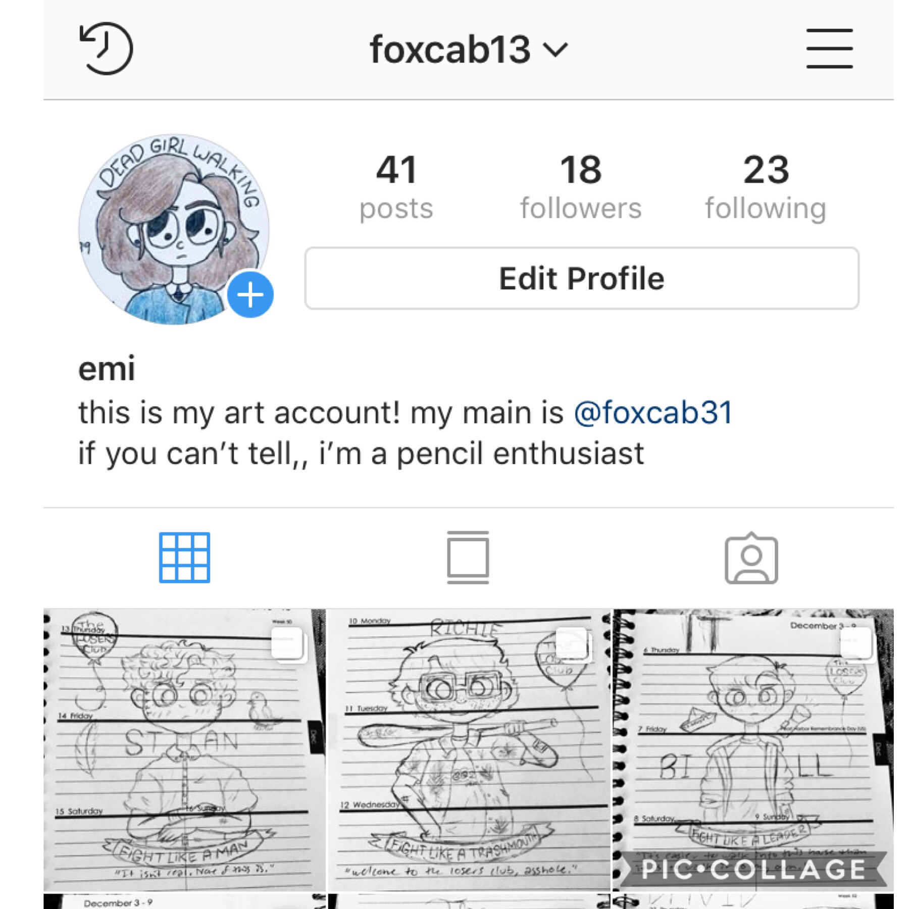 hEY YALL GO FOLLOW MY NEW ART ACCOUNT ON INSTA ITS @foxcab13 aND I POSTED A BUNCH OF STUFF TO CATCH UP SO CHECK THOSE OUT THANKS ILY ALL SM