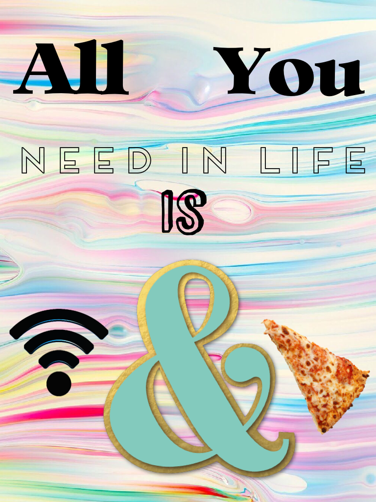 Wifi and pizza.