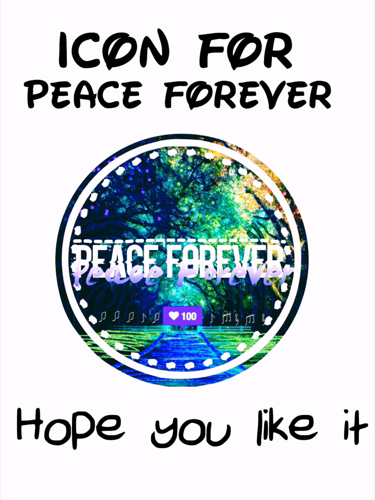 Icon for Peace Forever- Plz give credit