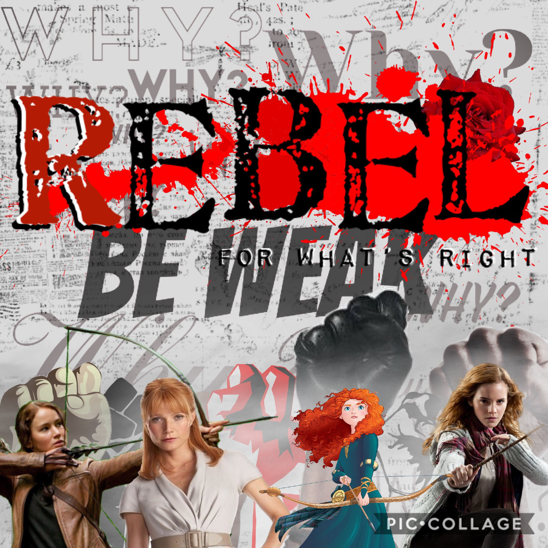 Rebel for what is right!!!!