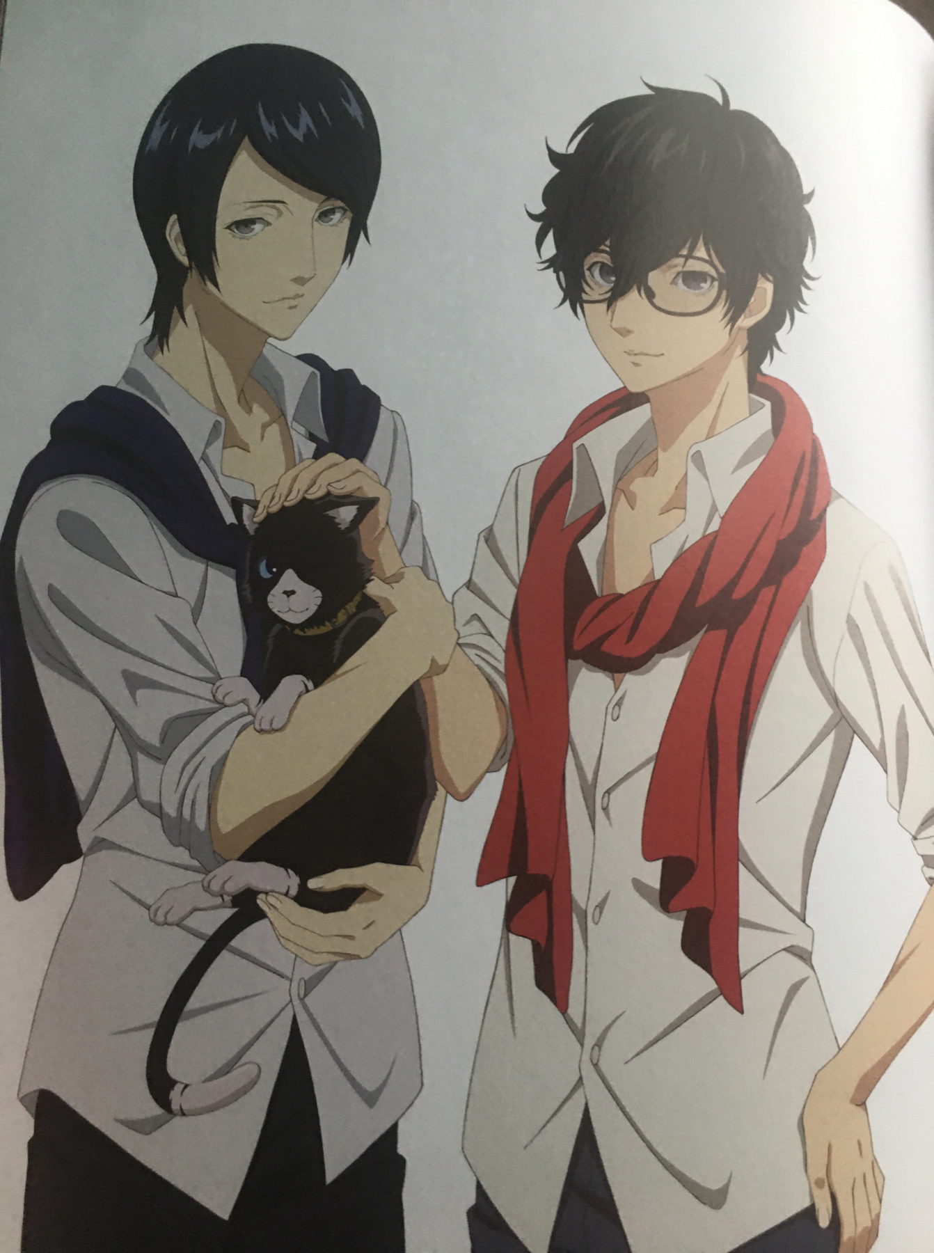 So today I got P5A art book (even though I haven’t watched the anime) and so um... it’s pretty gay 
