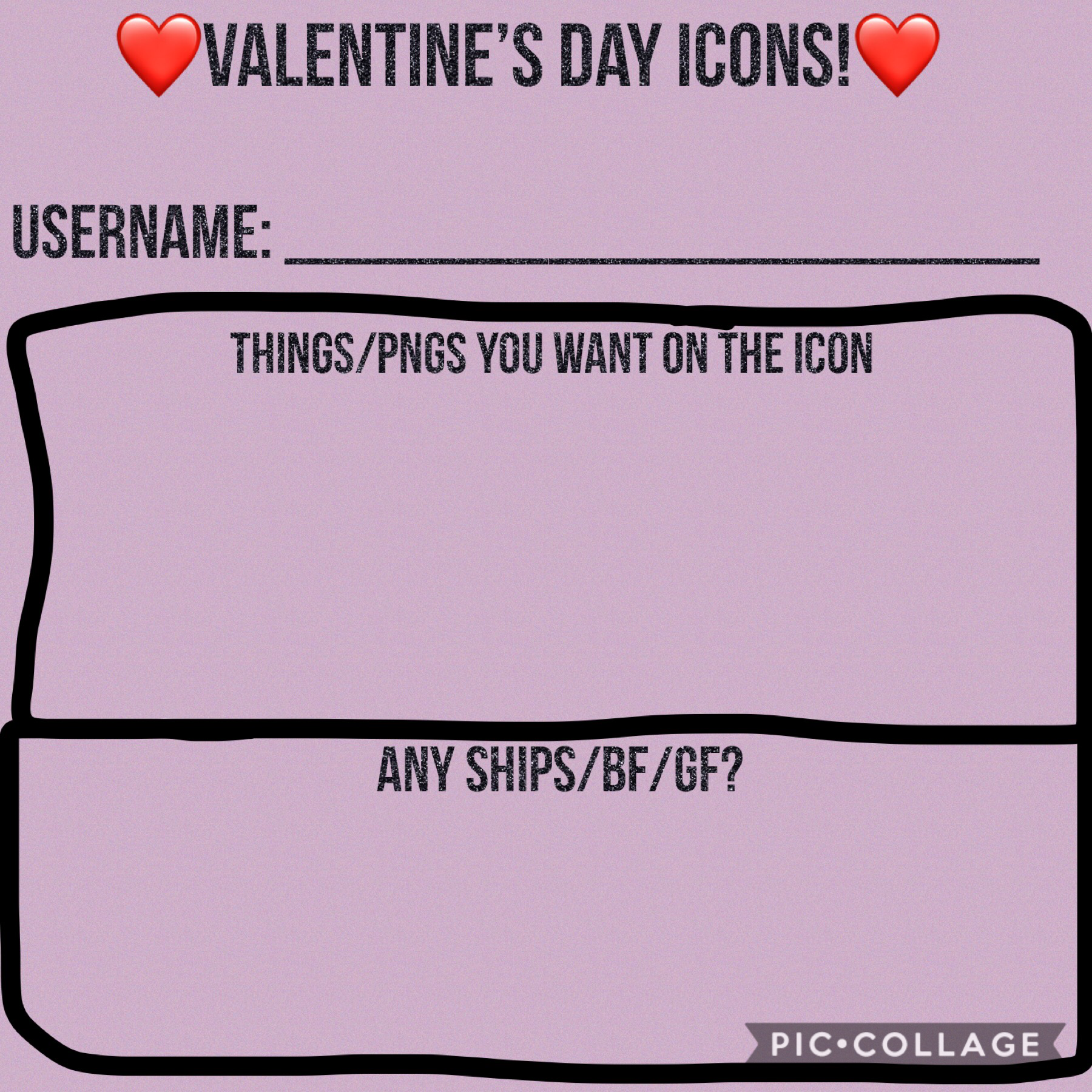 Valentine’s day icons!