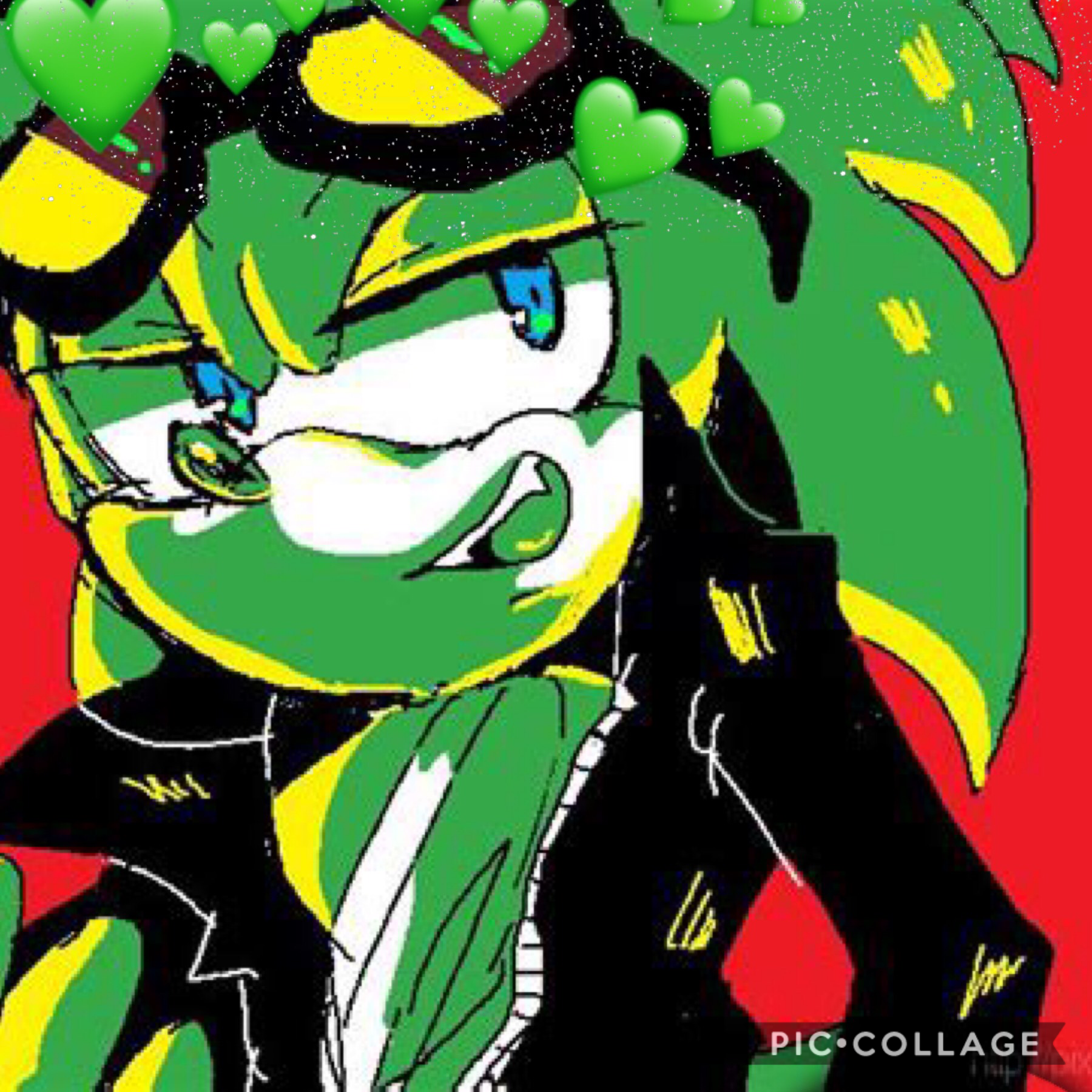 tap💚💚💚
Personally Scourage is probably the worst sonic character there is… Aside from egg man. I kind of found this and, well I made it... not by my own will though. One of my friends loves him and wanted me to edit him soooooo....... yeah.