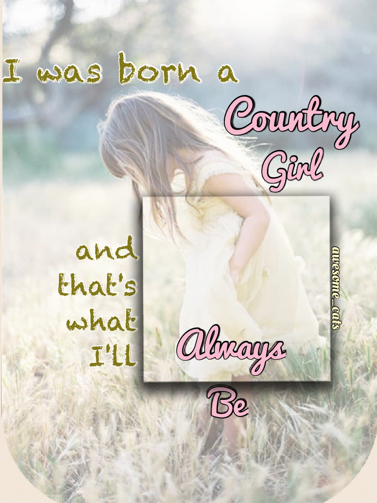 This was my entry to @country_gal100 's country contest!😊💖