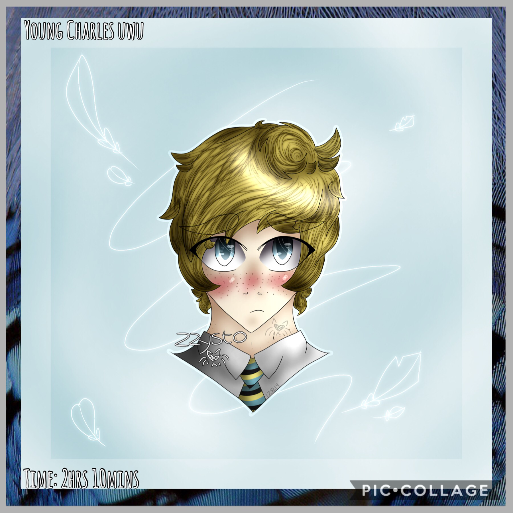 🔬Tap🔬
This is old, but I only just finished it recently aksakns-
For those who don’t know, Charles is a natural blonde but dyed his hair when he was nine to defy his father who bullied him, e