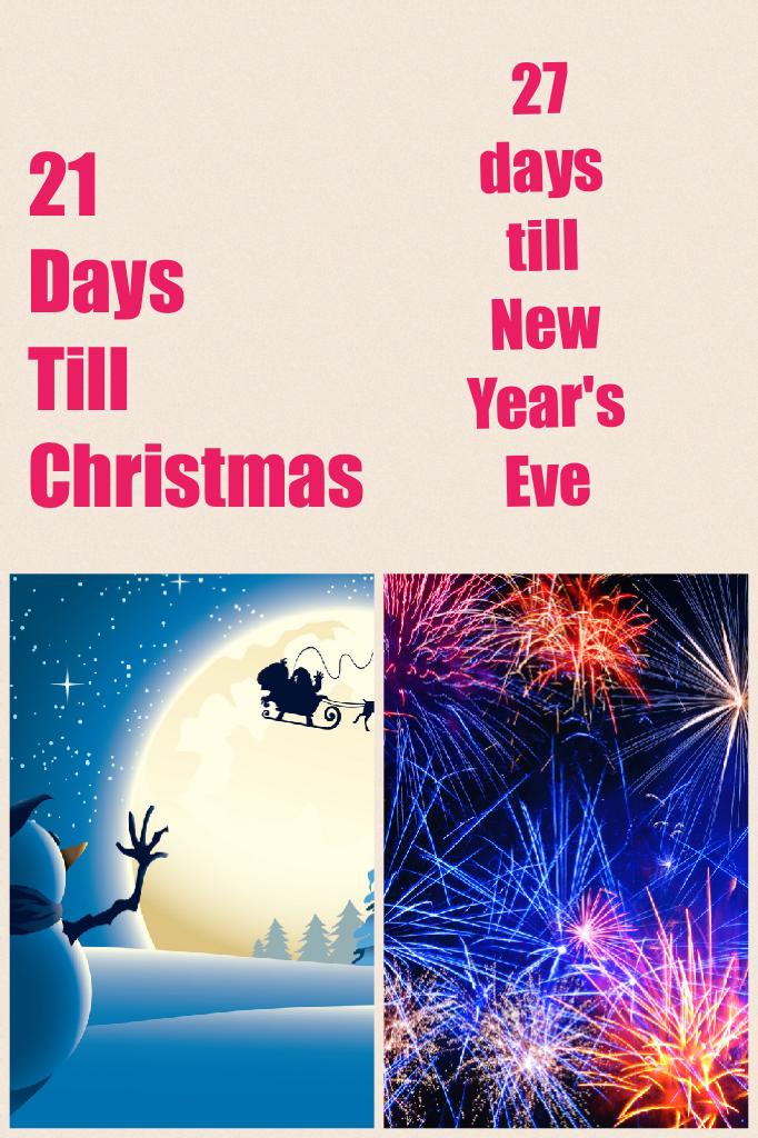 21
Days
Till
Christmas