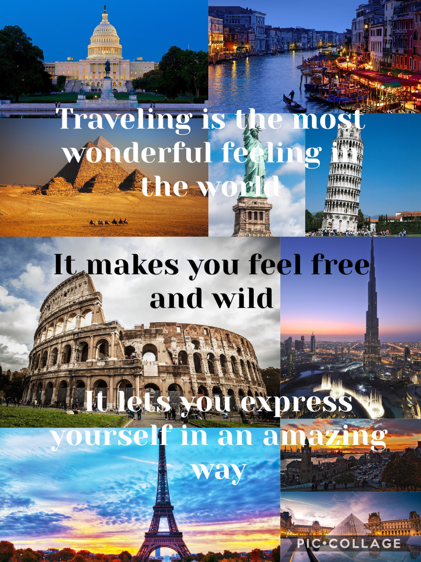 Travel around the world!! 🌎❤️