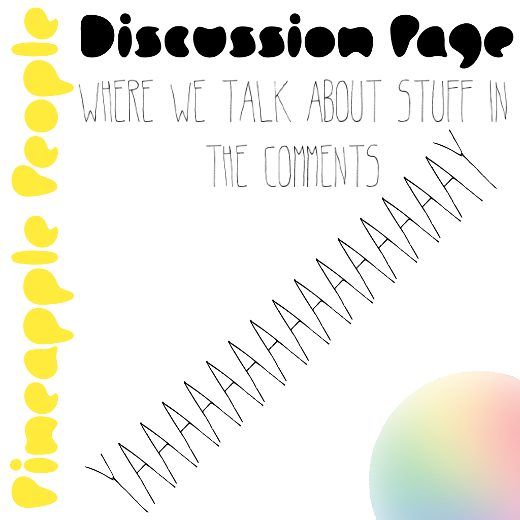 Discussion page!