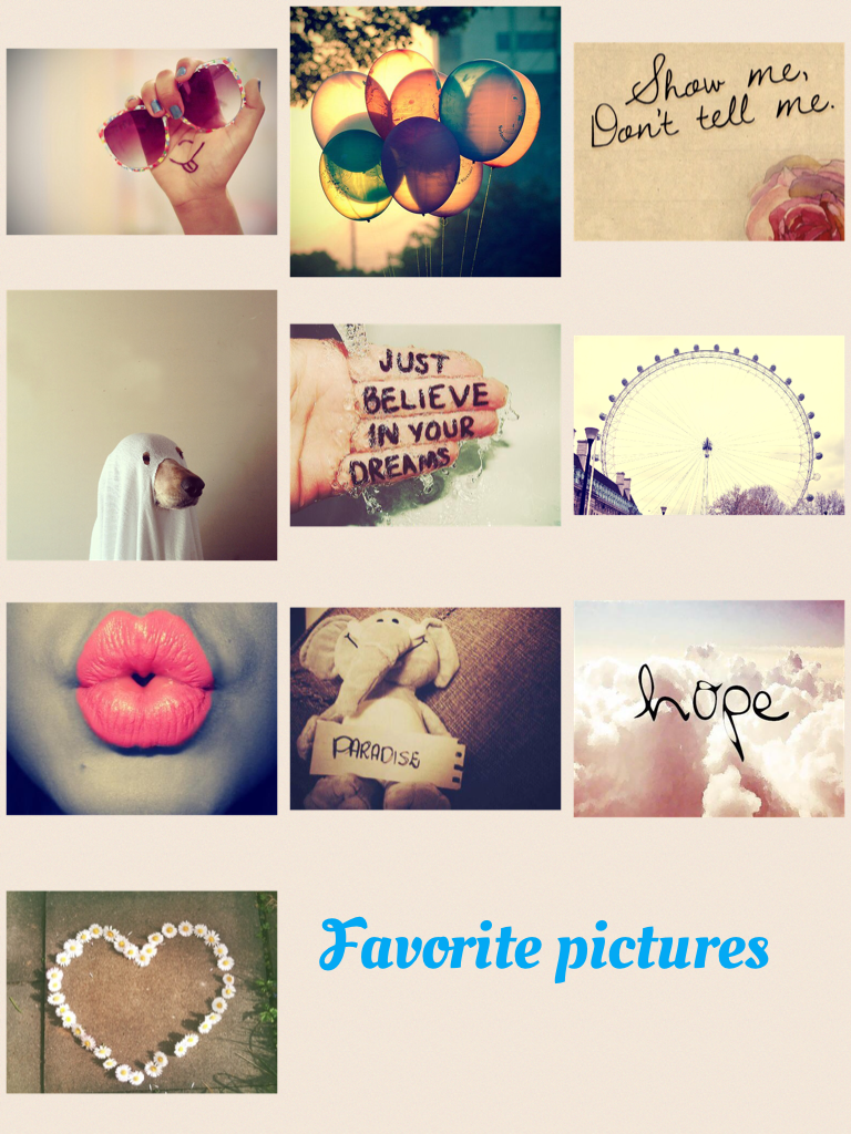 Favorite pictures
