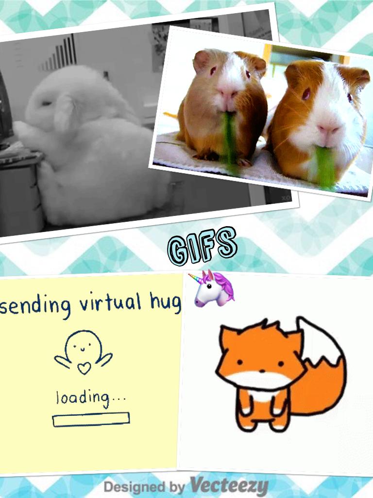 Gifs🦄
Here are some gifs of cute animals and loading screens too.
Plz follow me and like the photo
