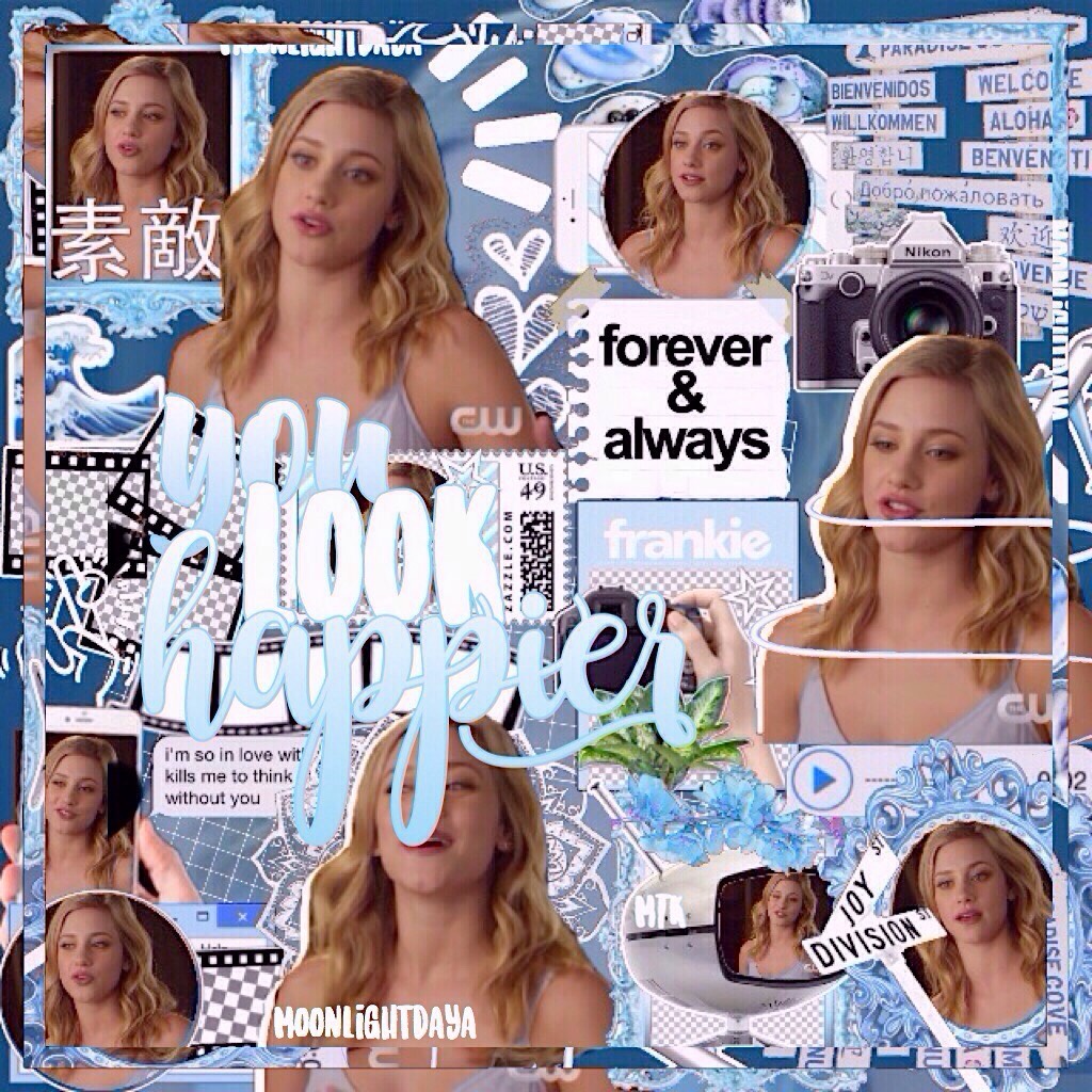 oMg guys i'm so proud of thiss😇❄️ i'm crying ahah💡💫 I love the colors+ the song + lili😍🌊 I think my character is sooo similar to betty even if i loove all riverdale characters🤗💦 QOTD: which is is your fave character of riverdale?🐬🐚