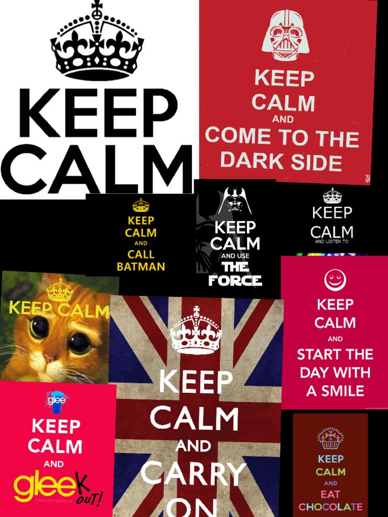 Keep calm things 