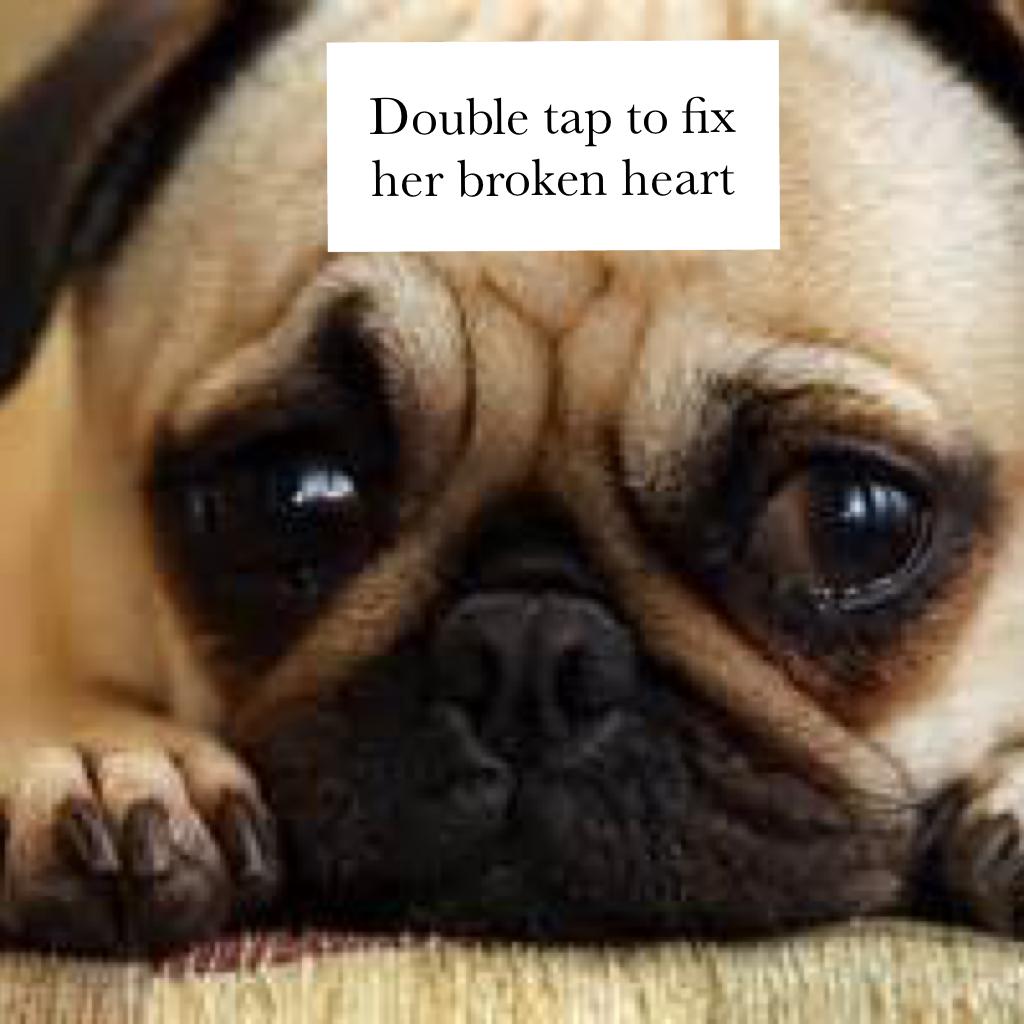 Double tap to fix her broken heart 