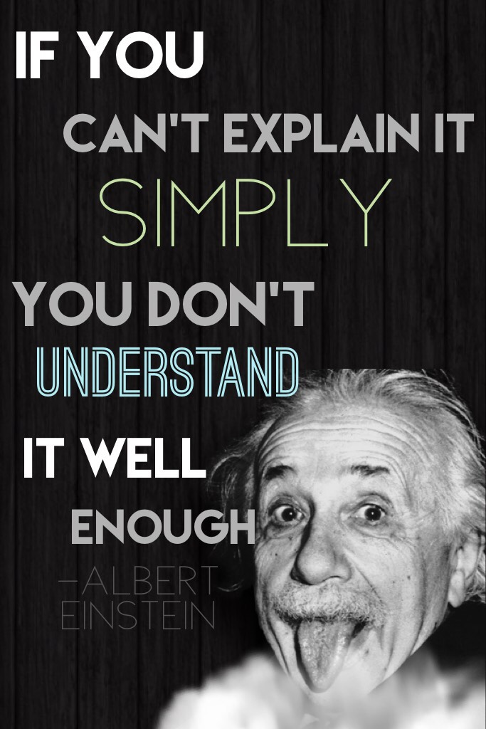 -Albert Einstein 
