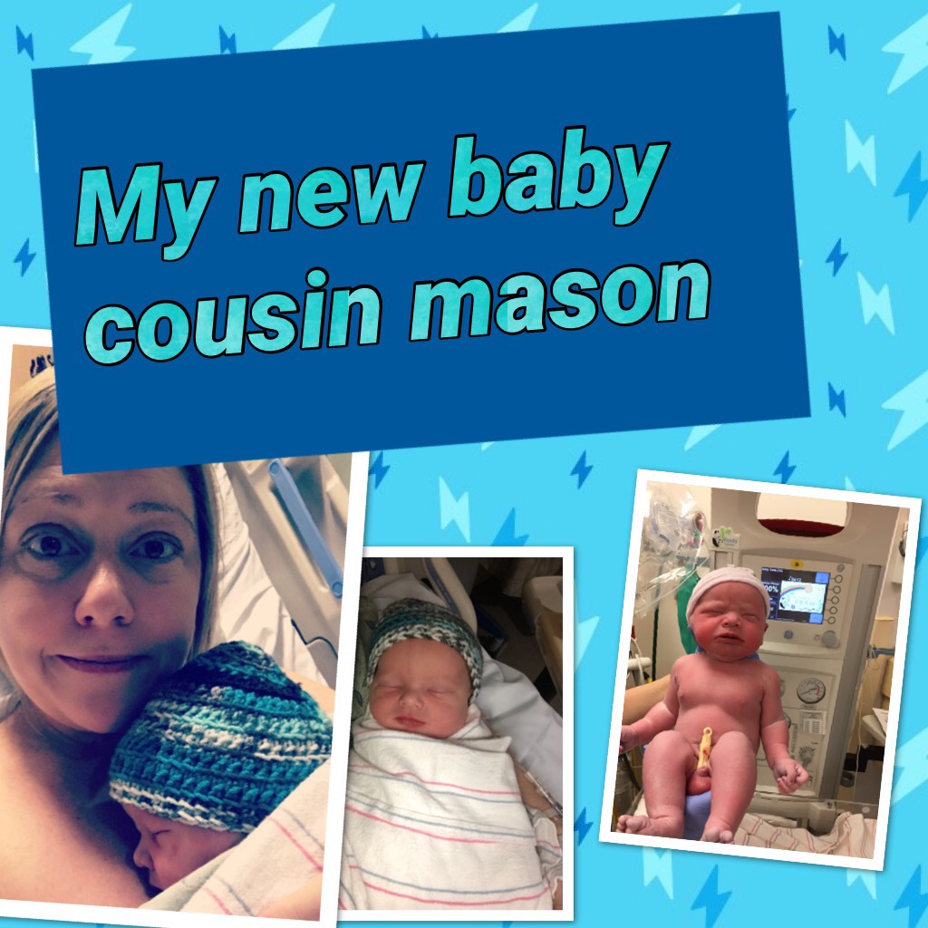 My new baby cousin mason 