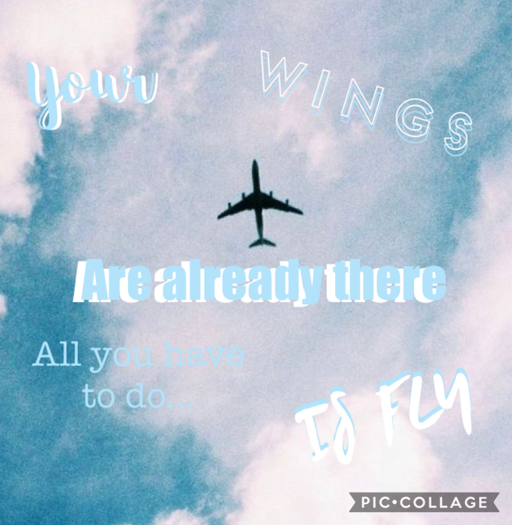 all you have to do is fly ✈️