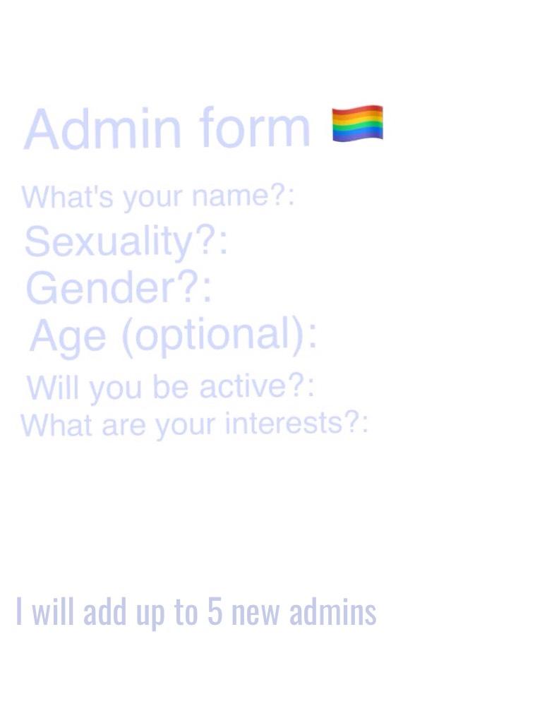 admin form -Sophia 
