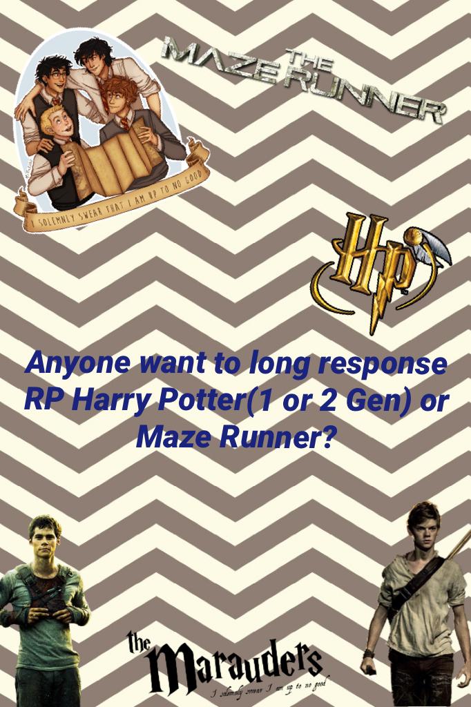 Anyone want to long response RP