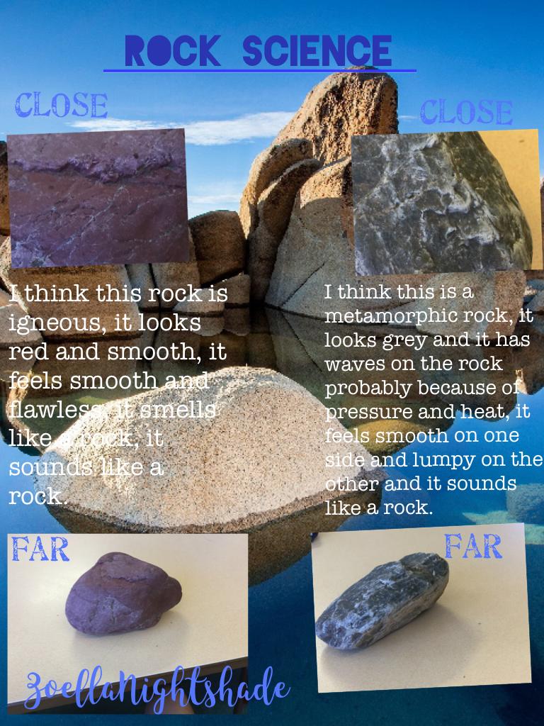 Rock science