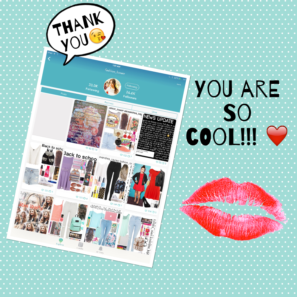 You are so cool!!! ❤️ Thank you fashion lover❤️