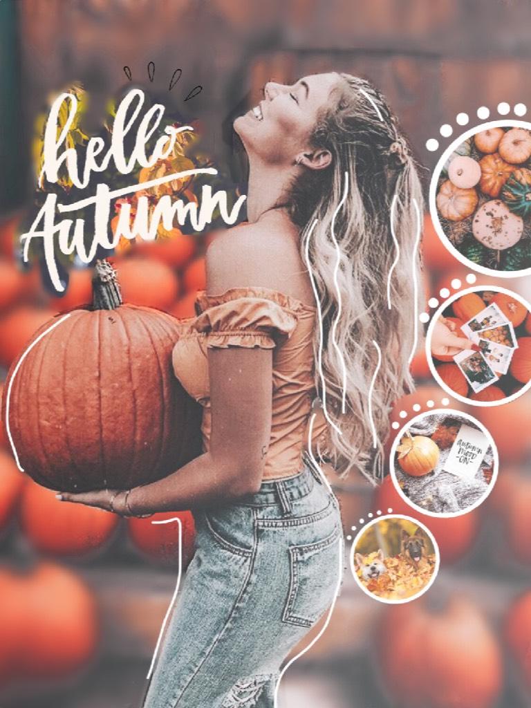 🍁🧡10-26-2018🧡🍁 Tap!
Hey gorgeous!❤️
Another autumn collage ‘cuz I just love the season so much!
Go to my other autumn collage, and tell me which one you like better
Q// Who’s your favorite person to text?📱 
A// My older sister-She’s just super funny