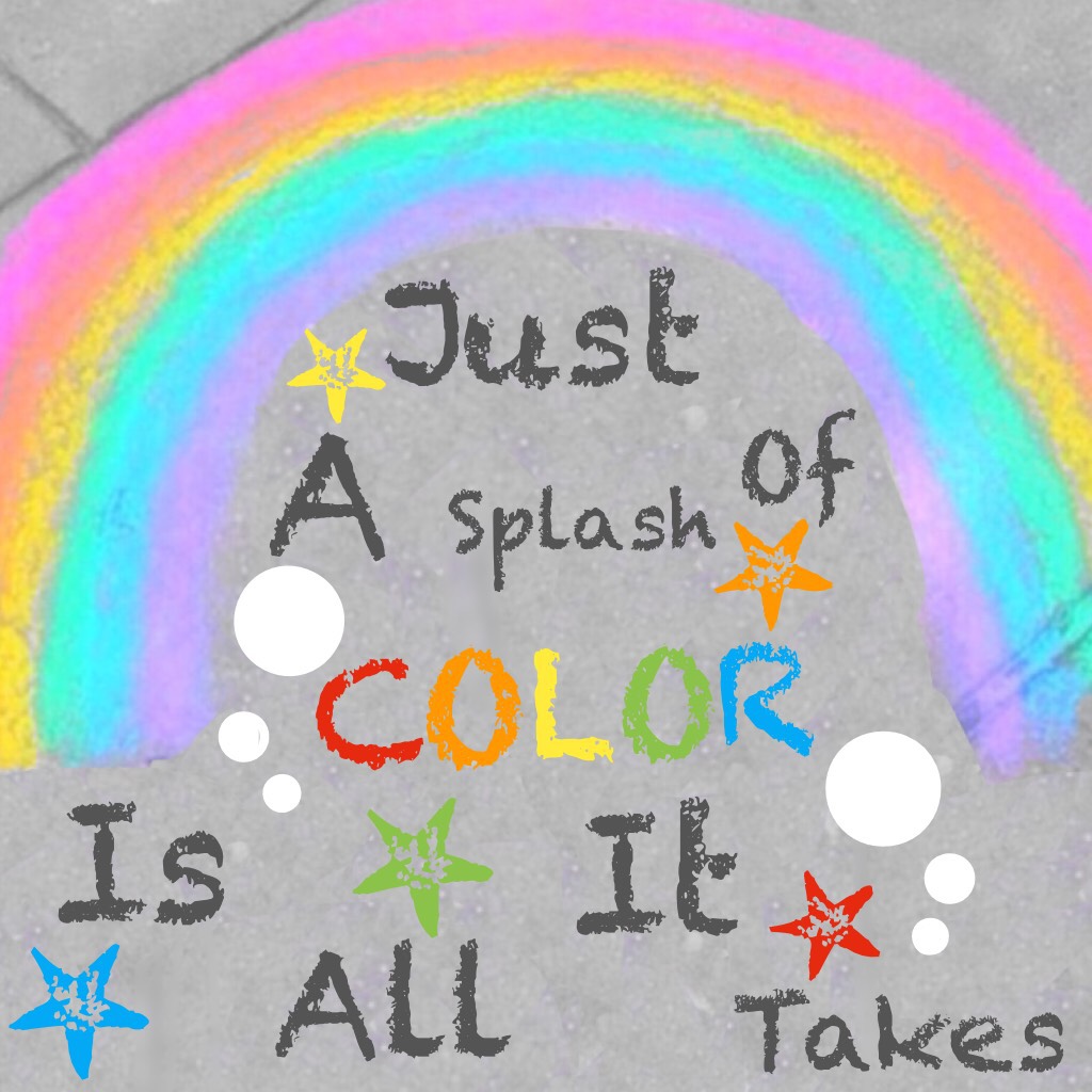 🌈Click Me!🌈 





Just a splash of color is all it takes!
