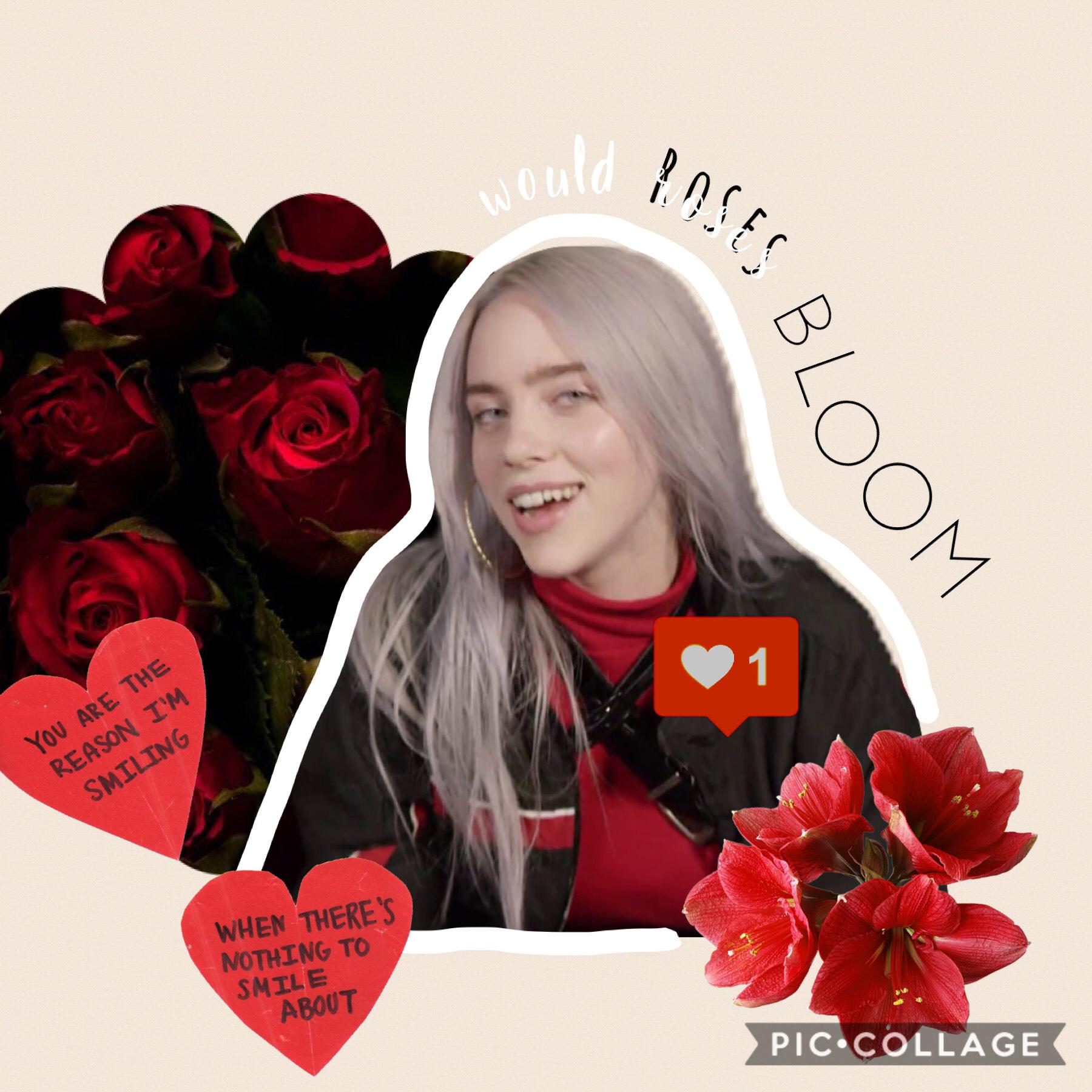 ❤️tappedy tap over here babes❤️
Here we are with another simple Billie edit (are you surprised). Lemme know what you think and also do you reckon I should host a celebrity collage games?? Love ya’ll comment if ya wann collab 💖💖💖