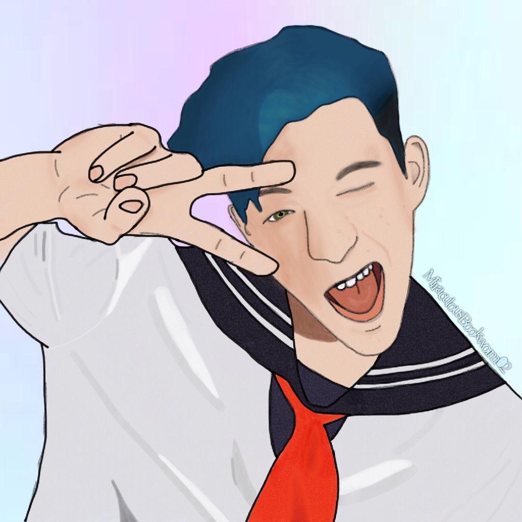 CrankGameplays [Ethan] digital art (Hey, I made another piece of digital art! Woohoo! And it actually looks semi-decent... Who knew I liked to draw?)