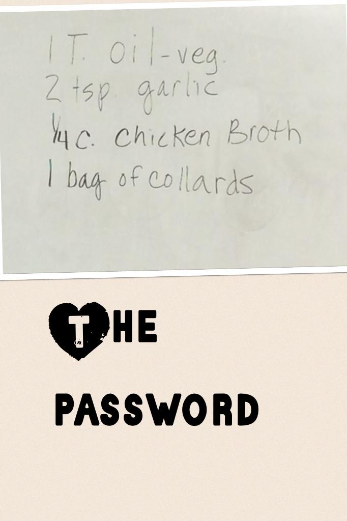 The password 