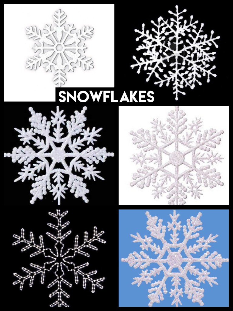 Snowflakes are so pretty 
