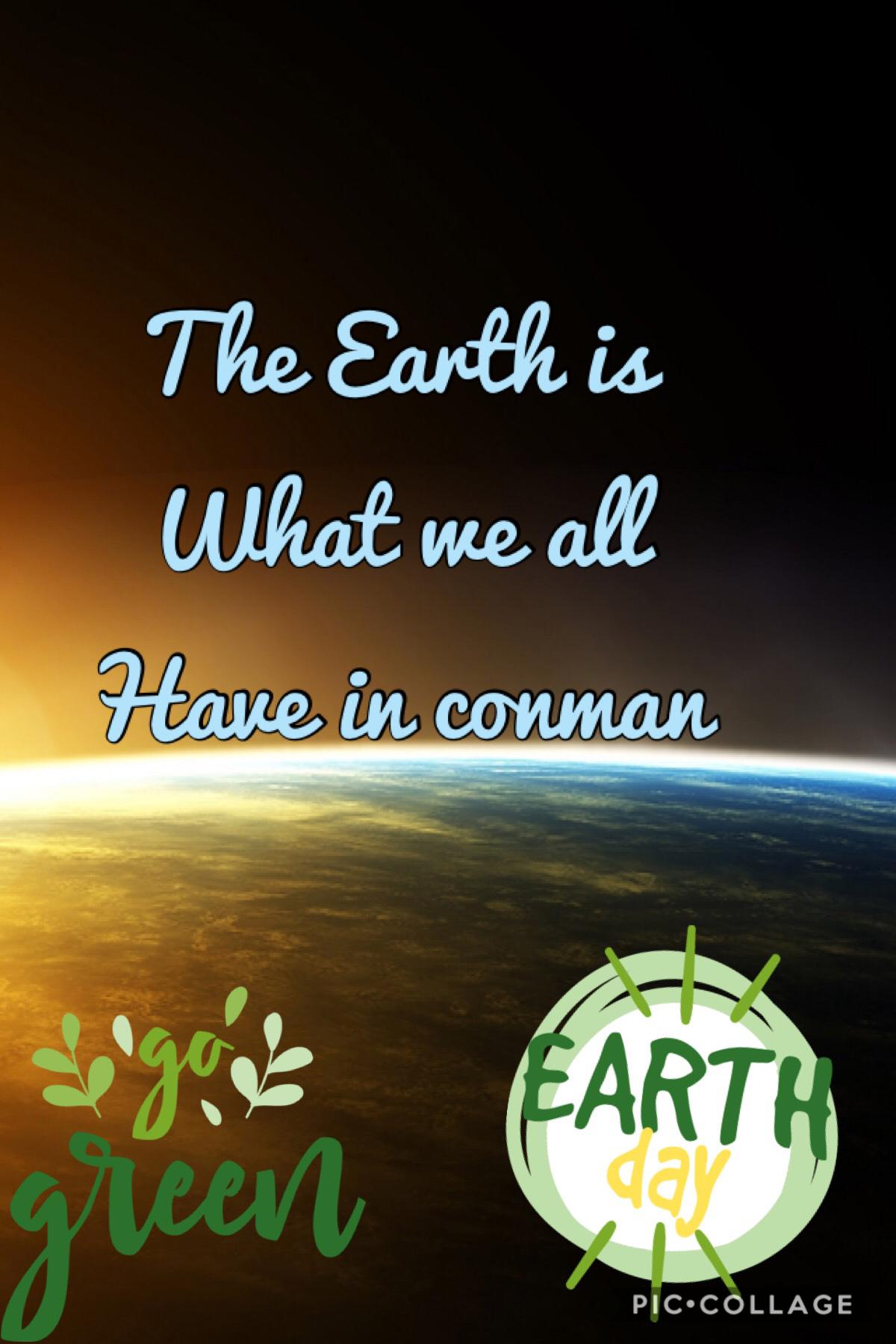 Do your favour today by helping the earth 