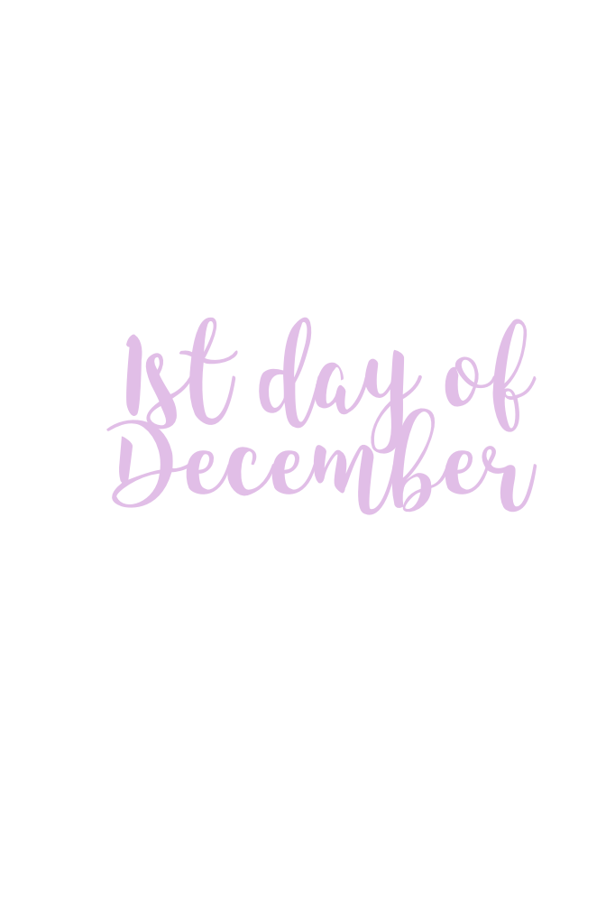 1st day of December 