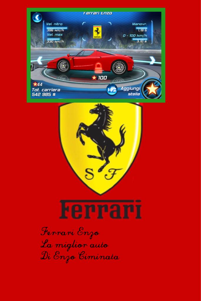 Ferrari Enzo
La miglior auto
Di Enzo Ciminata