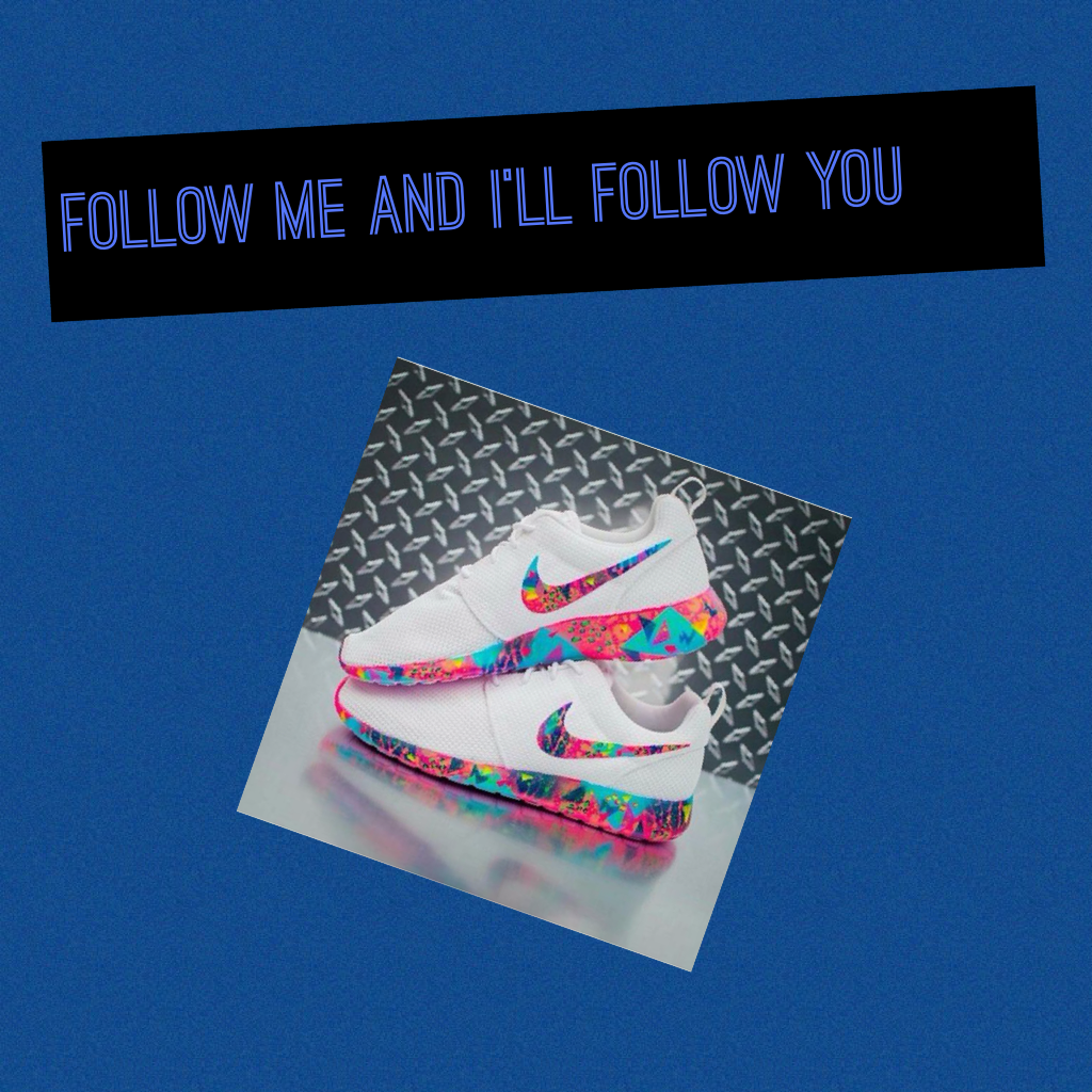 Follow me and I'll follow you 