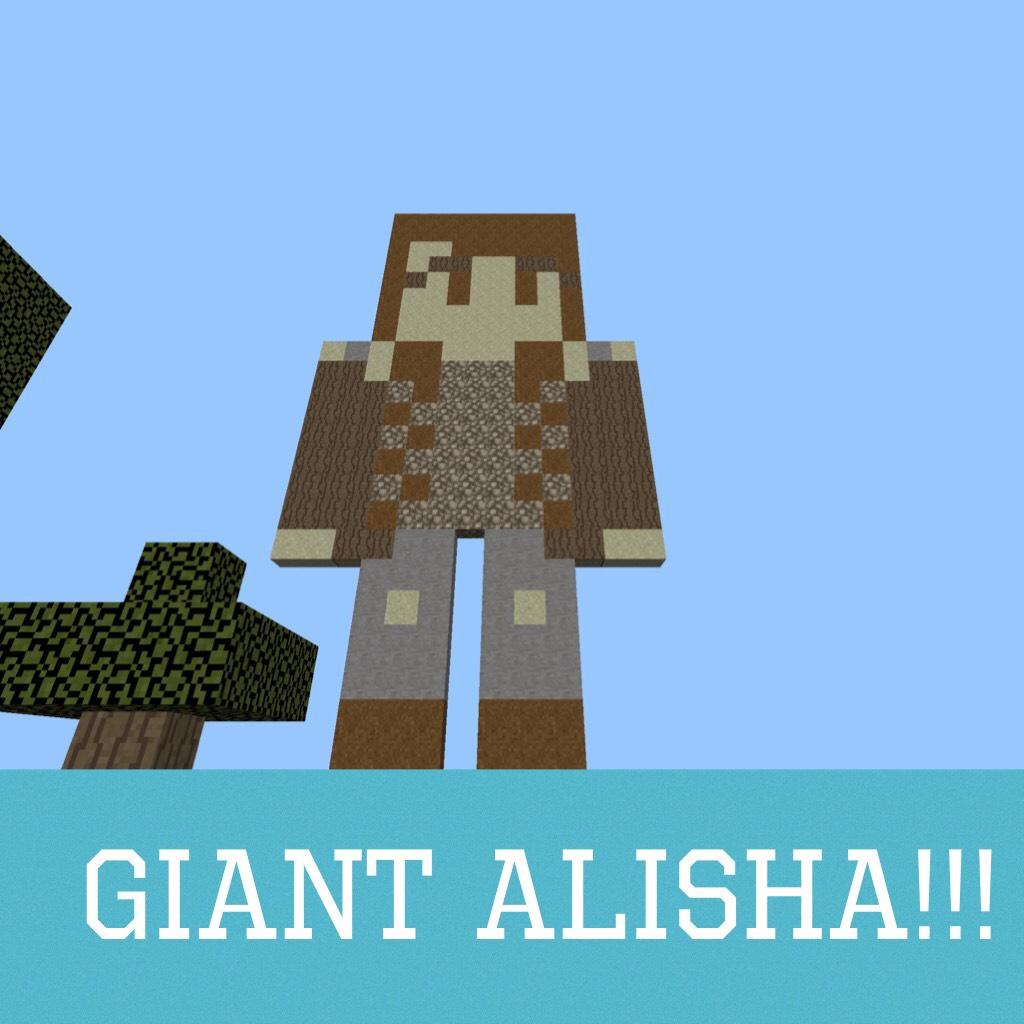 I made a giant Alisha in Builder Buddies!