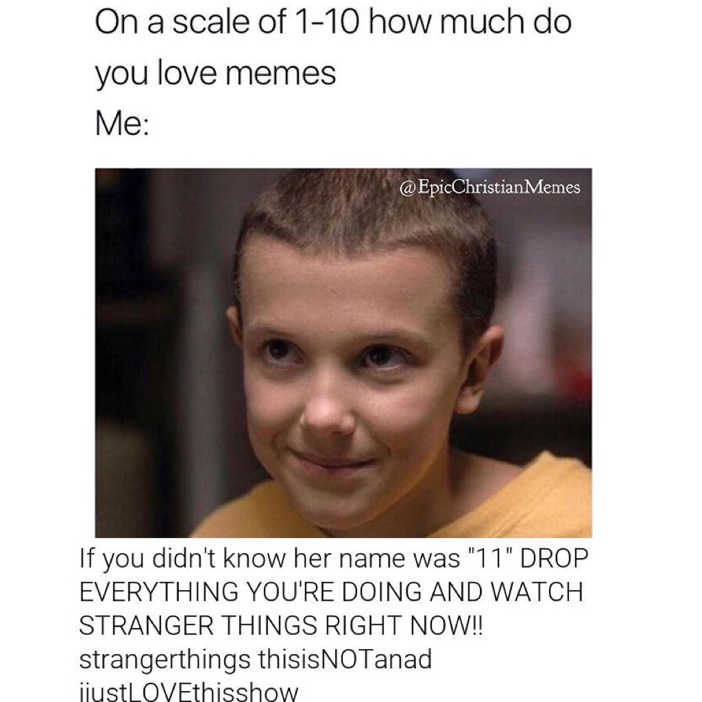 😂😂 just casual eleven references