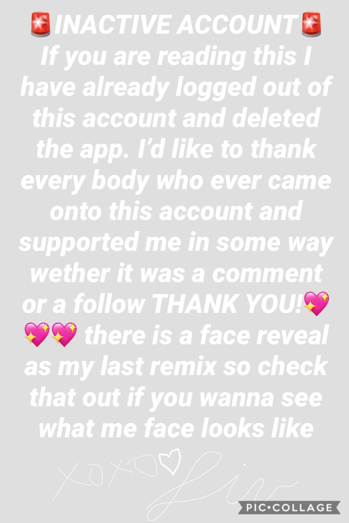 Tap

✨FACE REVEAL IN REMIXES✨
🎇 HAPPY 2020🎇
✌🏼STAY KIND✌🏼
🌿BE HAPPY🌿
💖YOURE ABSOLUTELY STUUNING💖
Love y’all and I wish every one of you good luck with the rest of your life! 

