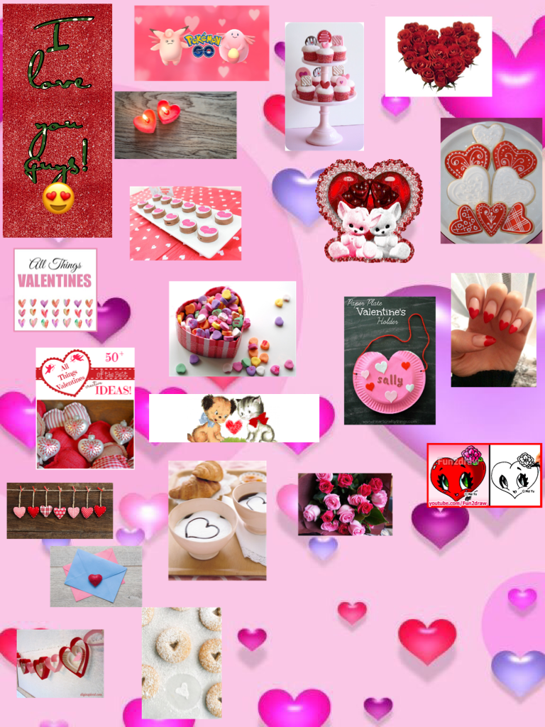 I  love you guys!😍


Happy valentines dayyyyyyy!!💋💏🌺🌺🎉🎀