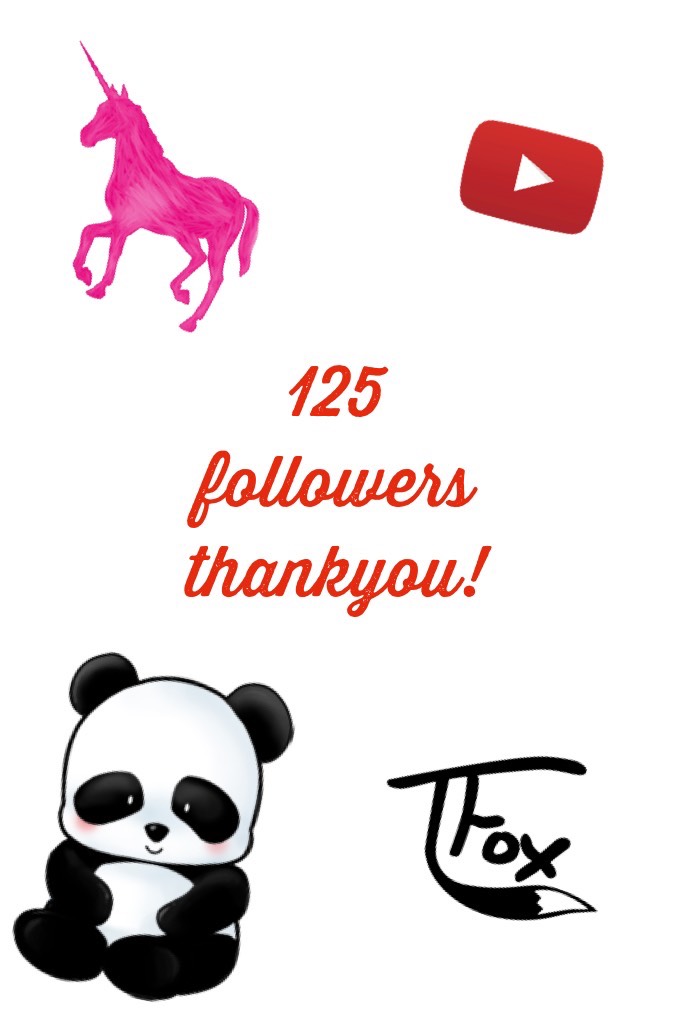 125 followers thankyou!