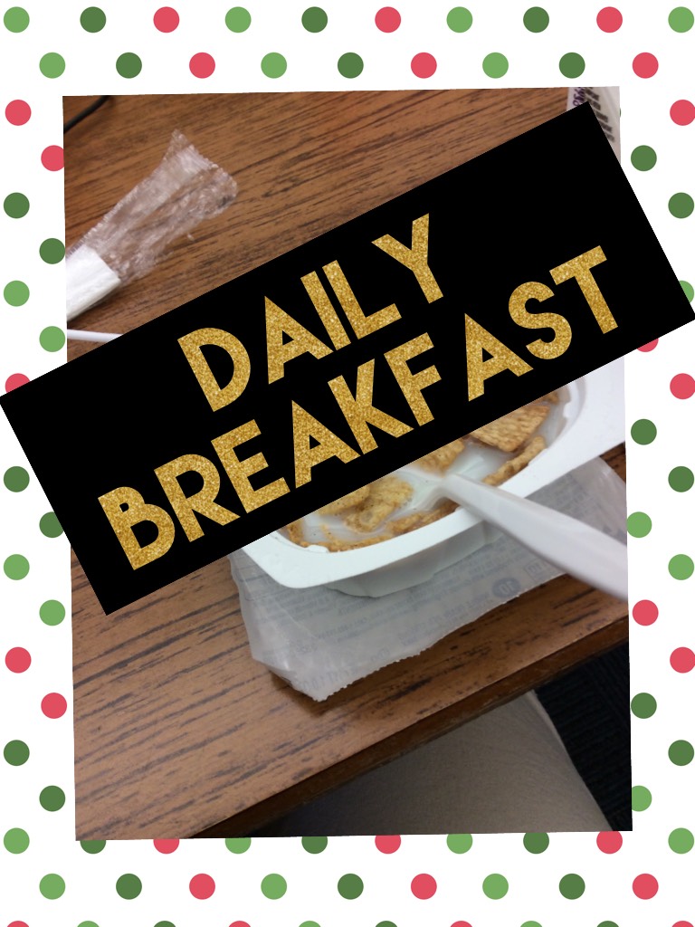 Daily breakfast 