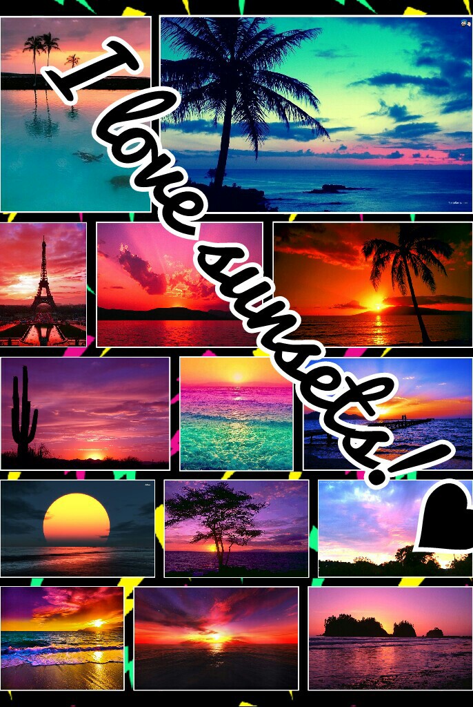 I love sunsets!♥