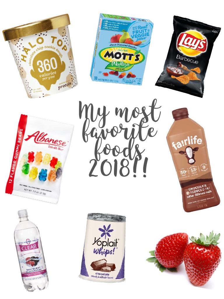 These are my favorite foods of 2018! Comment if you want me to do one every year! ❤️
