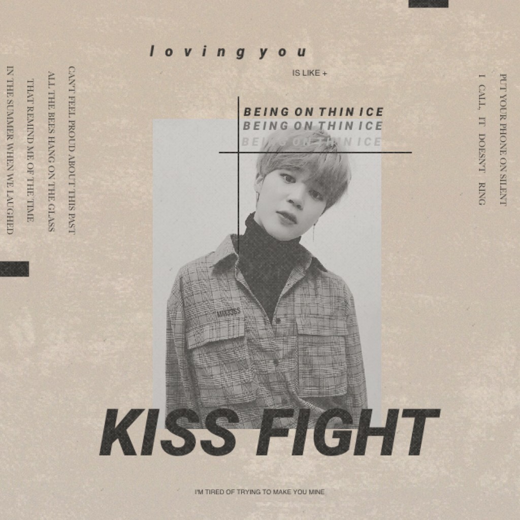 kiss fight / tülpa & blankts feat. gnash / March 20, 2018

I've been wanting to use the lyrics of this song in an edit for foreverrrrrrr. Then I found this super soft pic and the fantastic cover art of 'Be the One (KRANE Remix)' and I was like, "YYyyAaAAS