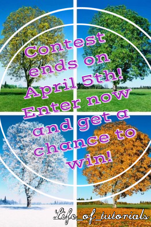 Contest ends on April 5th! Enter now and get a chance to win!