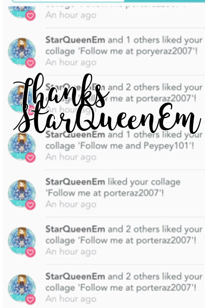 Follow me and StarQueenEm